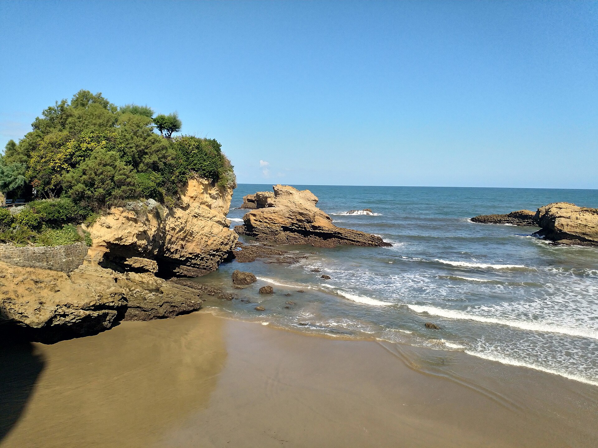 La Grande Plage de Biarritz et le front de mer